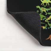 Dinosaurs Christmas Kids Christmas Tree Funny Love マウスパッド (コーナー)