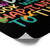 Dinosaurs Didnt Celebrate Pi Day Funny Math Teache ポスター (角)