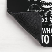 Dinosaurs Didn't Learn Math Funny Math Teacher Stu マウスパッド (コーナー)