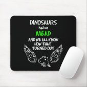 Dinosaurs Had No Mead Outfit Gift Alcohol Quote Fu マウスパッド (マウス)