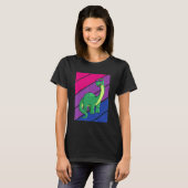 Dinosaurs Pride Bisexual Flag LGBTQ Proud Ally Pri Tシャツ (正面フル)