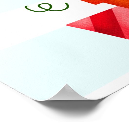 Dinosaurs Stomp Chomp and roar birhtday boy ポスター (角)