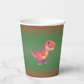 Dinosaurus Feestbeker – Paleontoloog Naamveld -  紙コップ (裏面)