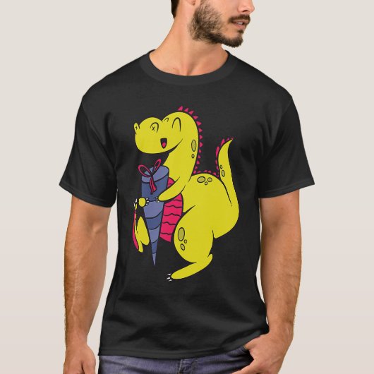 Dinosaurus School Child Dinosaur School Enrolment Tシャツ (正面)