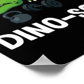 Dinosore Funny T-rex Gym Workout  ポスター (角)