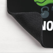 Dinosore Funny T-rex Gym Workout  マウスパッド (コーナー)