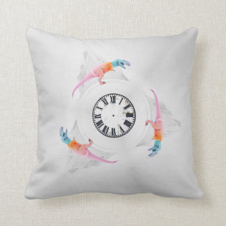 Dinossauros e Relogios クッション