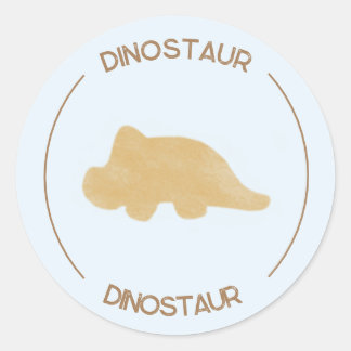 Dinostaur クラシックStickers ラウンドシール