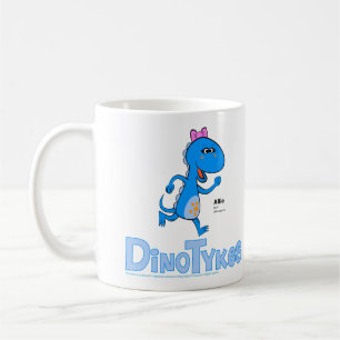 Dinotykes Allieはアロサウルスです コーヒーマグカップ