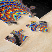 Dinozaur – フラクタルアート ジグソーパズル (側面)