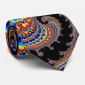 Dinozaur – フラクタルアート ネクタイ (ロール)