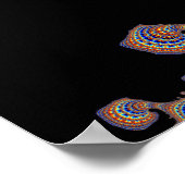 Dinozaur – フラクタルアート ポスター (角)