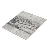 Diocletian (245-313)の宮殿、割れ目、ユーゴスラビア、 タイル (側面)