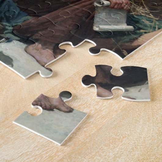 Diogene – ジョン・ウィリアム・ウォーターハウス ジグソーパズル (側面)