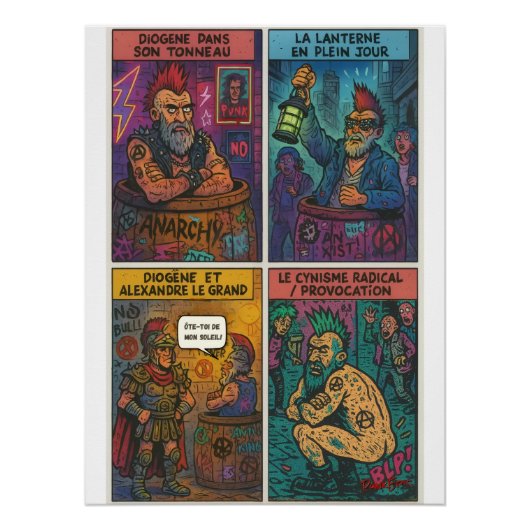 Diogène Punk ポスター (正面)