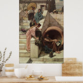 Diogenes by John William Waterhouse ポスター (キッチン)