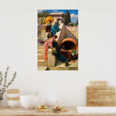 Diogenes by John William Waterhouse  ポスター (キッチン)