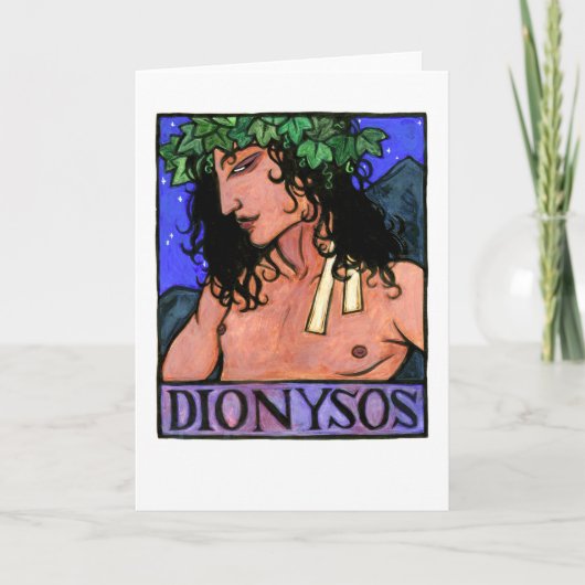 Dionysosの挨拶状 カード (正面)