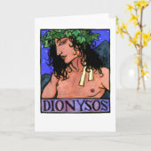 Dionysosの挨拶状 カード (黄色い花)