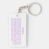 Dionysos (Dionysus) Keychain キーホルダー (裏面)