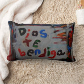 diosのteのbendigaの抽象芸術の枕 ランバークッション (ブランケット)