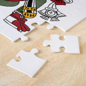 Dios Azteca  Quetzalcóatl ジグソーパズル (側面)