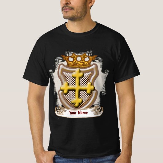 Dios Cross Surname Tシャツ (正面)