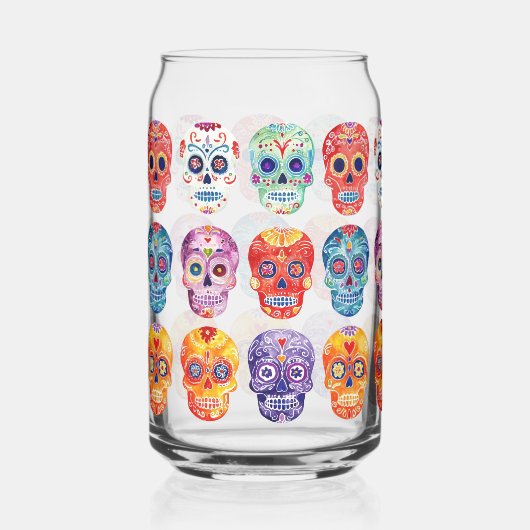 Dios de La Muertas ガラス缶 (裏面)