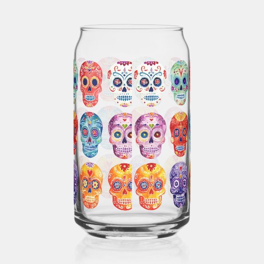 Dios de La Muertas ガラス缶 (右)