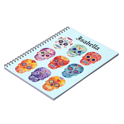 Dios de La Muertas ノートブック (左側)