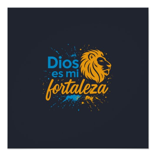 Dios es mi fortaleza  ポスター (正面)