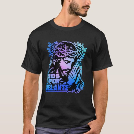 Dios Por Delante Jesús Hijo de Dios Redentor Rey d Tシャツ (正面)