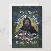 Dioxide Trump Releases Baltimore Crab Cakes War 招待状 (裏面)