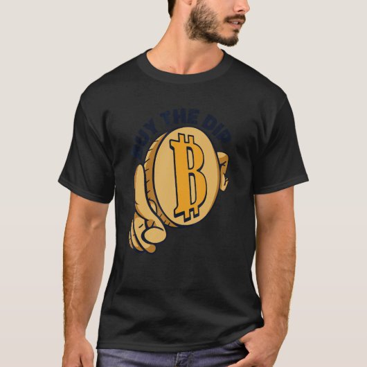 Dip Crypto買 Currency Blockchain Bitcoin Tシャツ (正面)