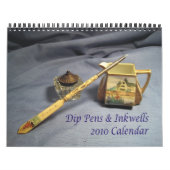 Dip Pens & Inkwells 2010カレンダー カレンダー (カバー)