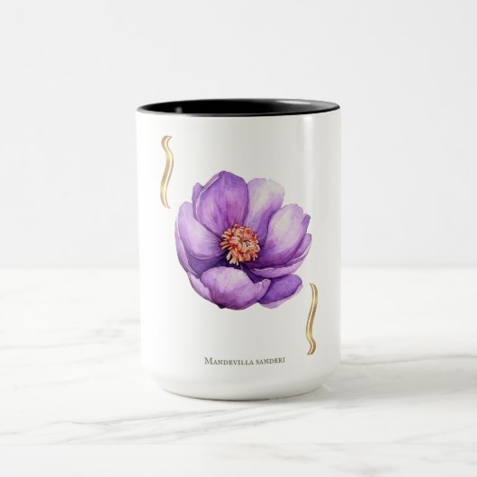 Dipladenia Floral Design – Tropical マグカップ (中央)