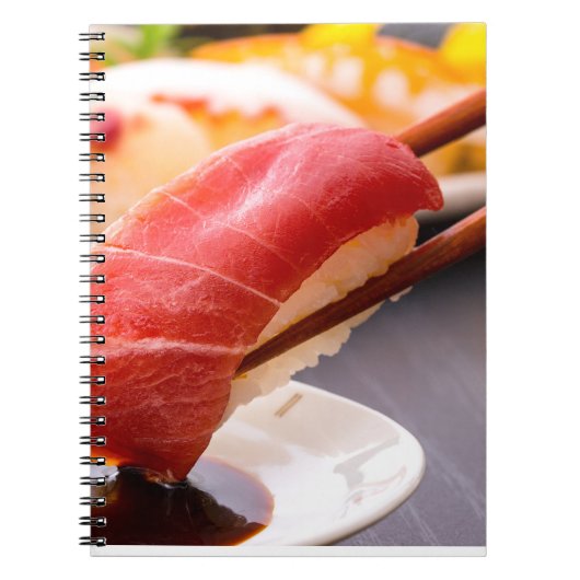 Dipped in Flavor – Sushi Notebook by SUSHIMI ノートブック (正面)