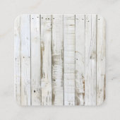 Dipper Raffle gingham baby shower エンクロージャーカード (裏面)