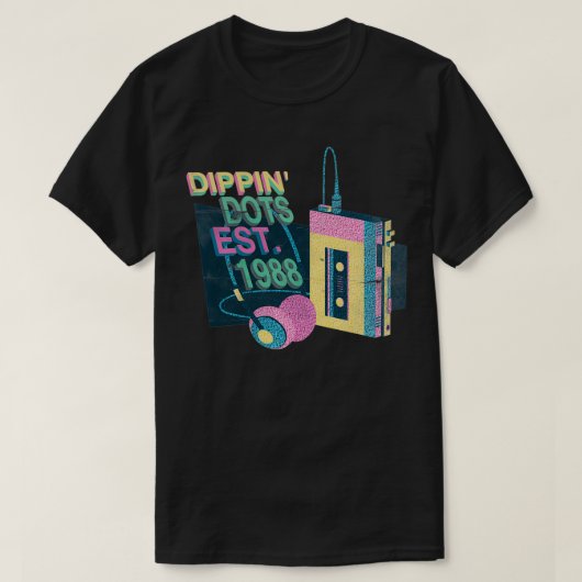 Dippin' Dots Music To Our Ears Since 1988 Tシャツ (デザイン正面)