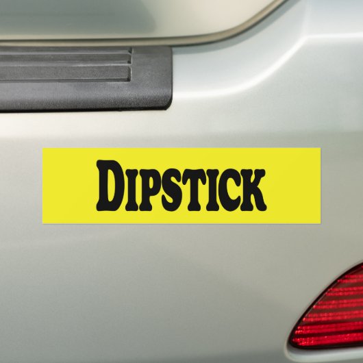 Dipstick バンパーステッカー (車上)