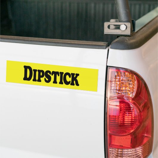 Dipstick バンパーステッカー (トラック上)
