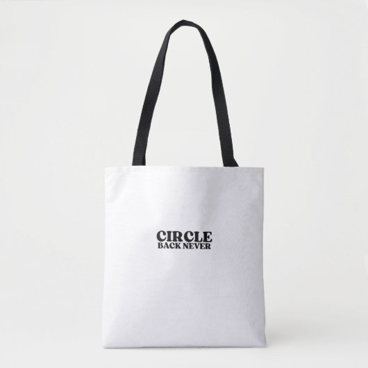 Direct Asset Carrier | Circle Back Never Canvas  トートバッグ (正面)