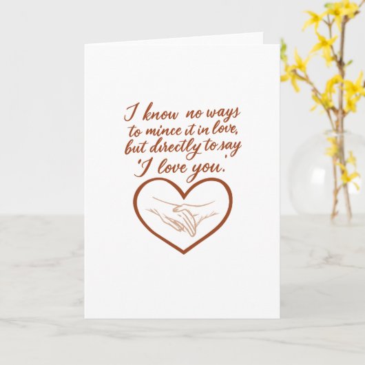 Direct love カード (黄色い花)