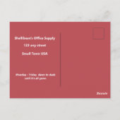 Direct Mail Going Out Of Business 広告 Sale ポストカード (裏面)