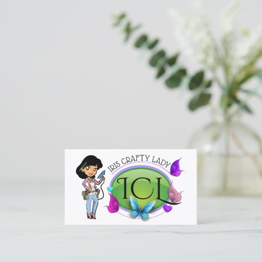 Direct to Customer エレガント Craft Business Card 2 コーリングカード (スタンド正面)