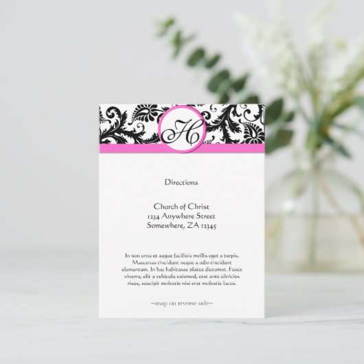 DIrectionカード – 5 x 7サイズの初期化が必要 エンクロージャーカード (スタンド正面)