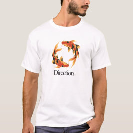 Direction - 永遠の鯉 明晰さと成長の象徴 tシャツ
