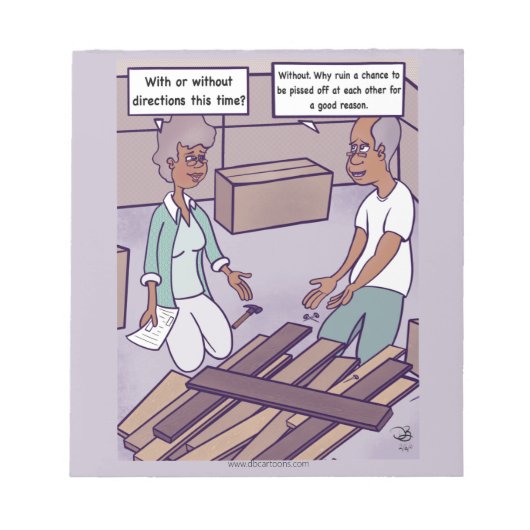 Directions Cartoonメモ帳 ノートパッド (正面)