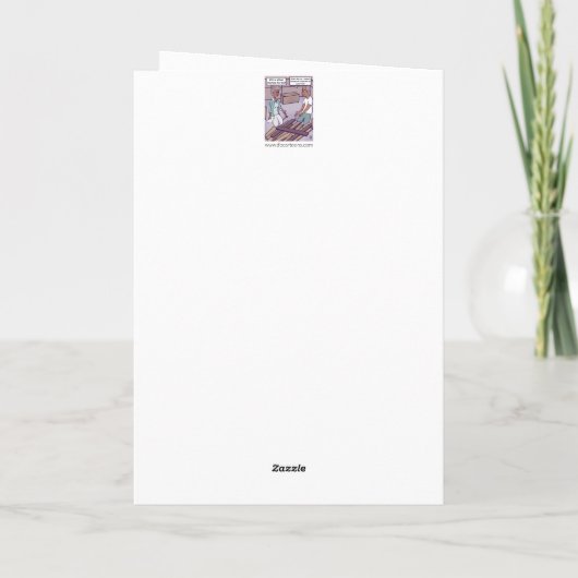 Directions Cartoon Anniversary Card カード (裏面)