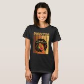Director Afro African American Women Black History Tシャツ (正面フル)